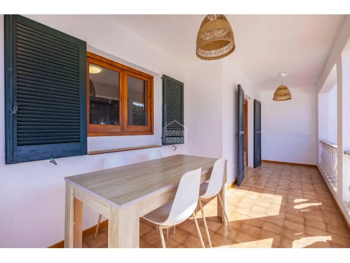Dining room of Houses for sale in Ferreries  with Private garden, Terrace and Swimming Pool