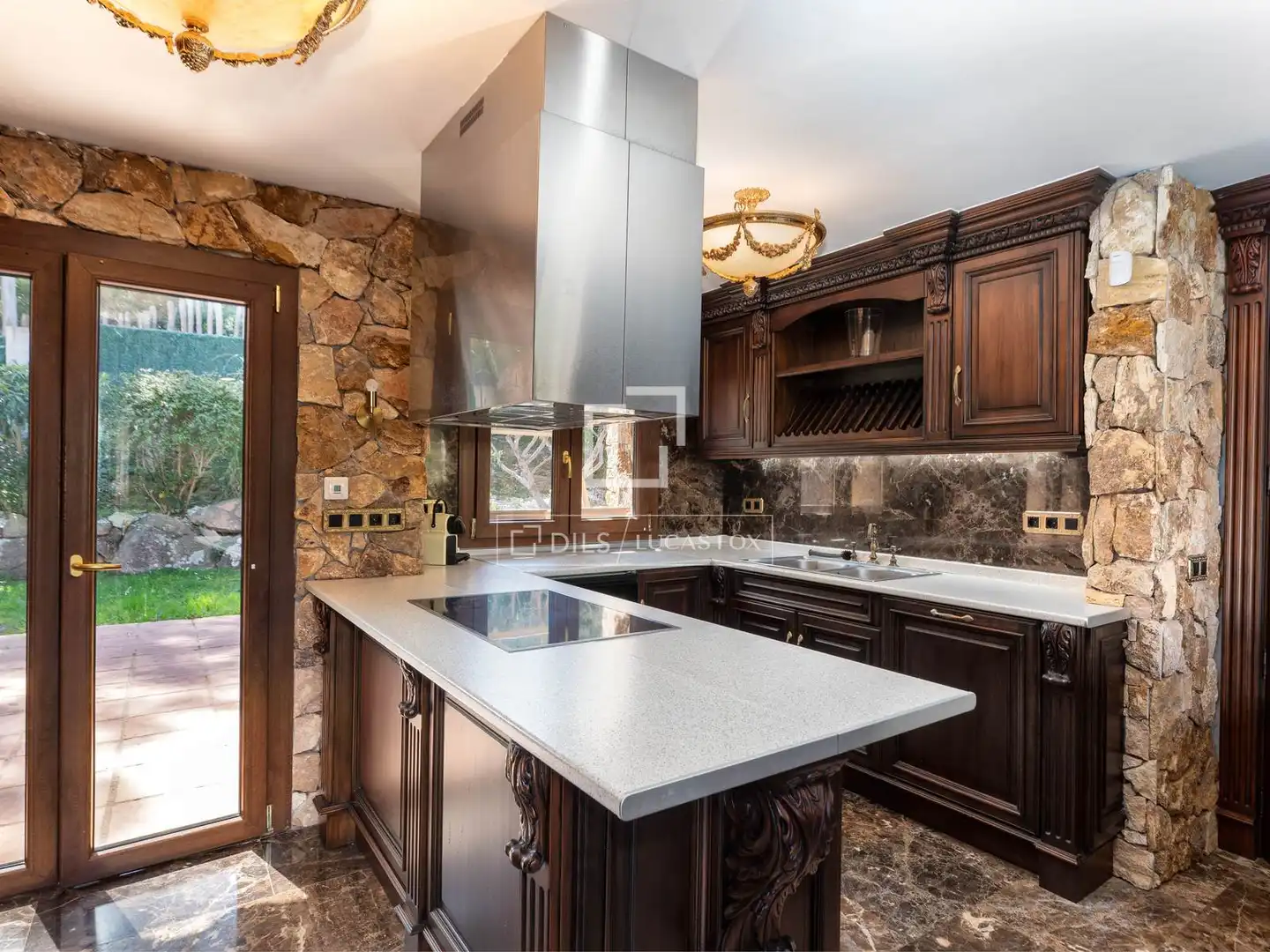 Cocina de Casa o chalet en venta en Blanes con Aire acondicionado, Calefacción y Jardín privado
