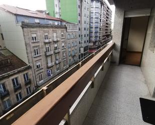 Balcony of Flat for sale in Ourense Capital   with Heating, Parquet flooring and Oven