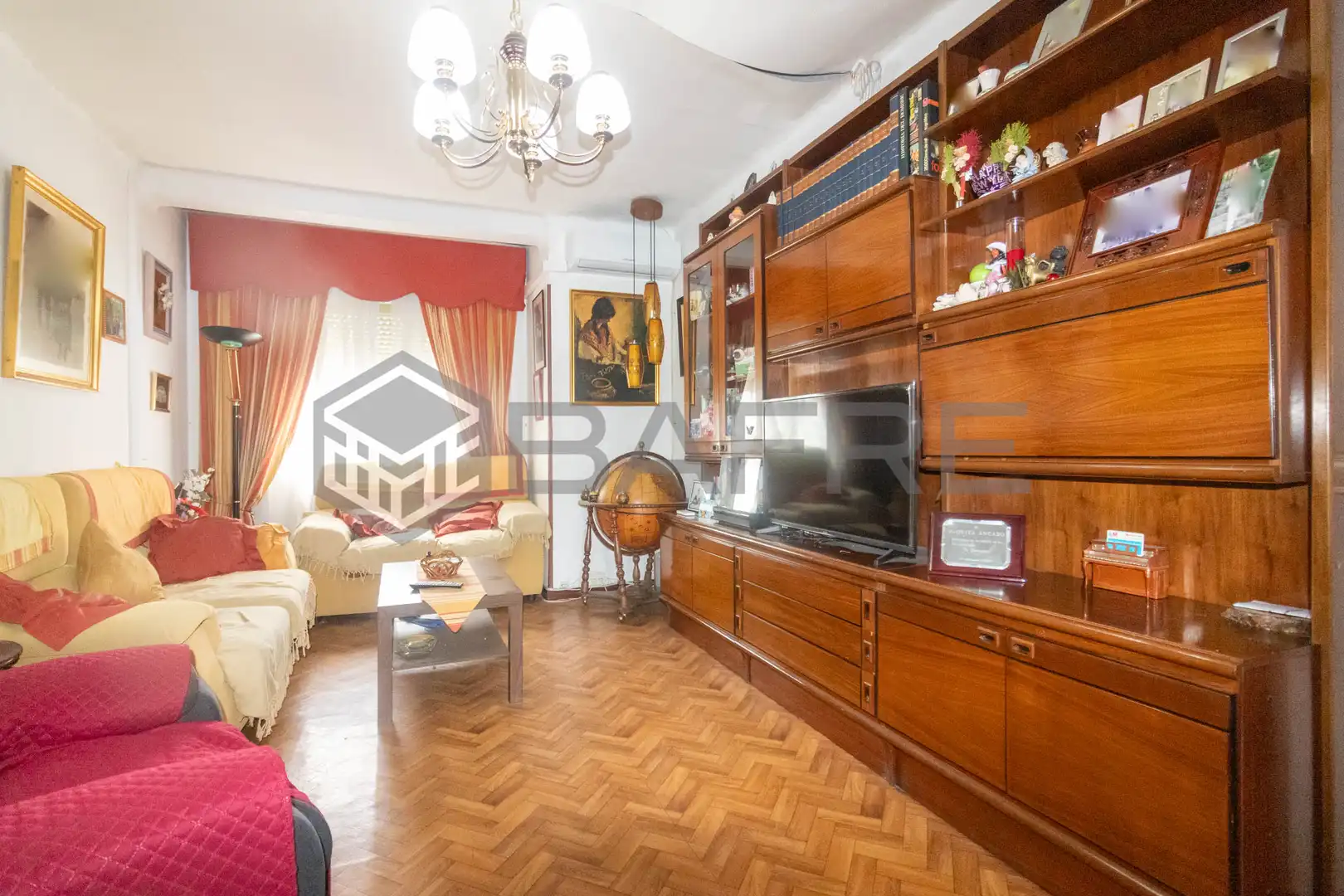 Sala de estar de Piso en venta en Madrid con Aire acondicionado y Balcón