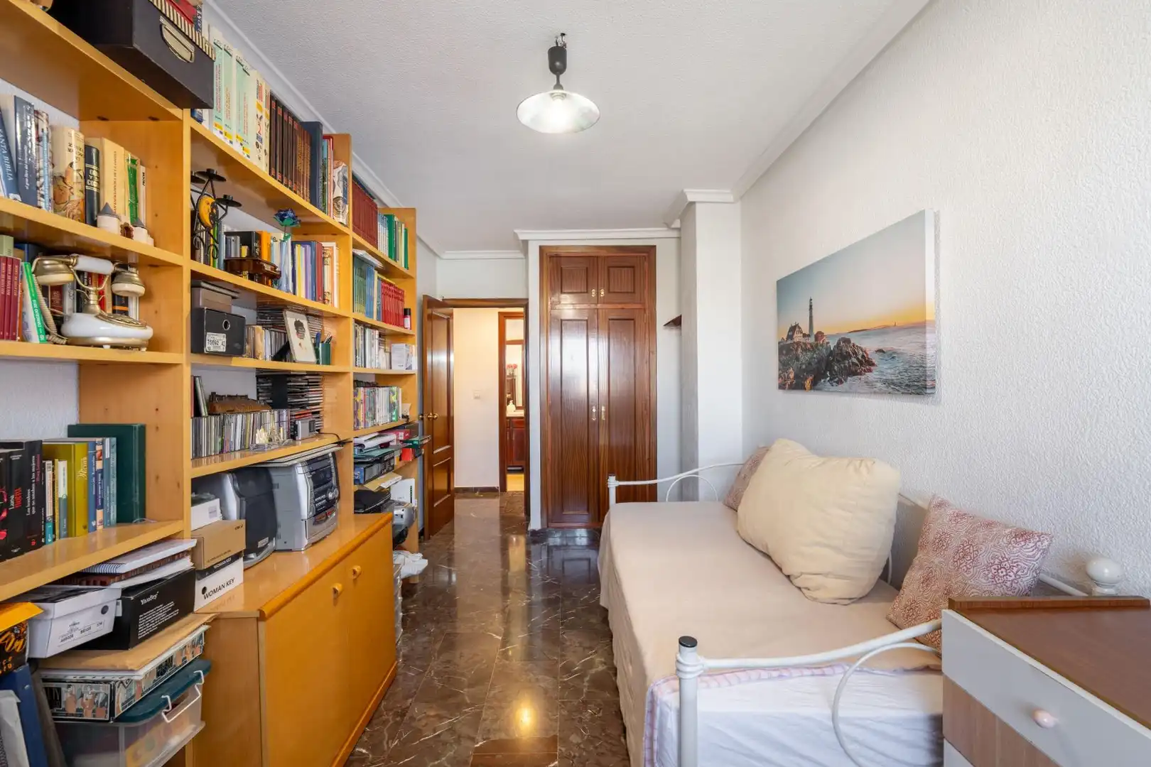 Living room of Flat for sale in Almería  with Air Conditioner, Storage room and Balcony