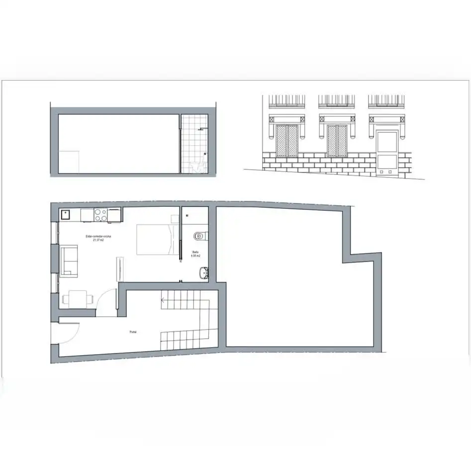 Estudio en venta en Plasencia