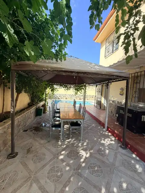 Terraza de Casa o chalet en venta en Las Ventas de Retamosa con Aire acondicionado, Calefacción y Jardín privado