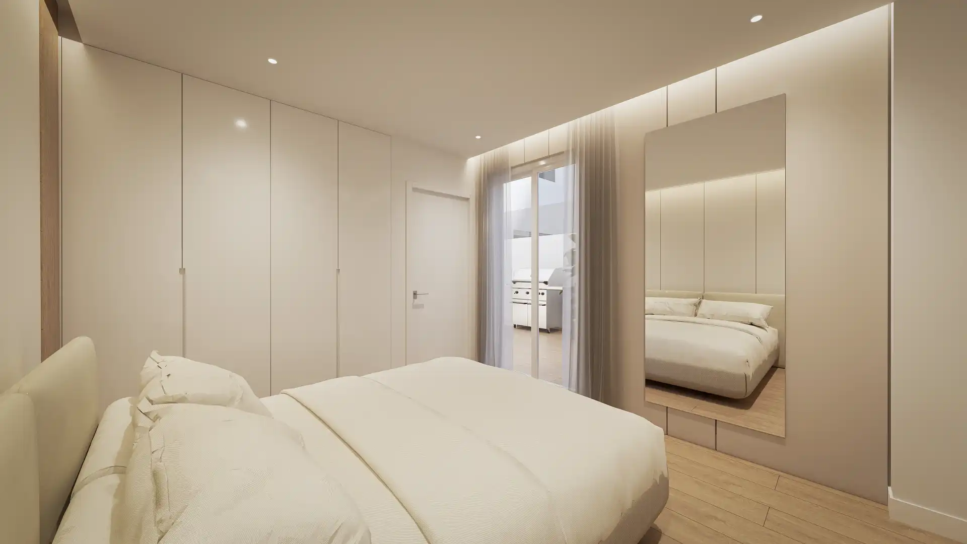 Bedroom of Apartments for sale in San Vicente del Raspeig / Sant Vicent del Raspeig  with Air Conditioner, Terrace and Oven