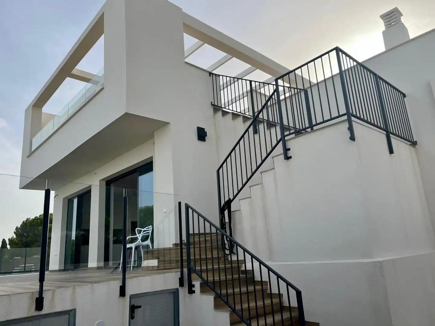 Terrassa de Casa o xalet en venda en Polop amb Aire condicionat, Jardí privat i Terrassa