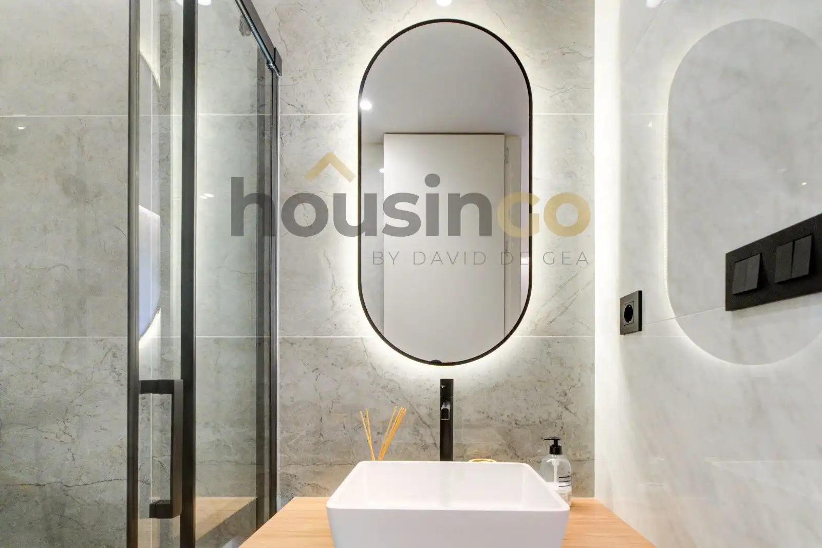 Baño de Piso de alquiler en Madrid con Aire acondicionado, Calefacción y Amueblado