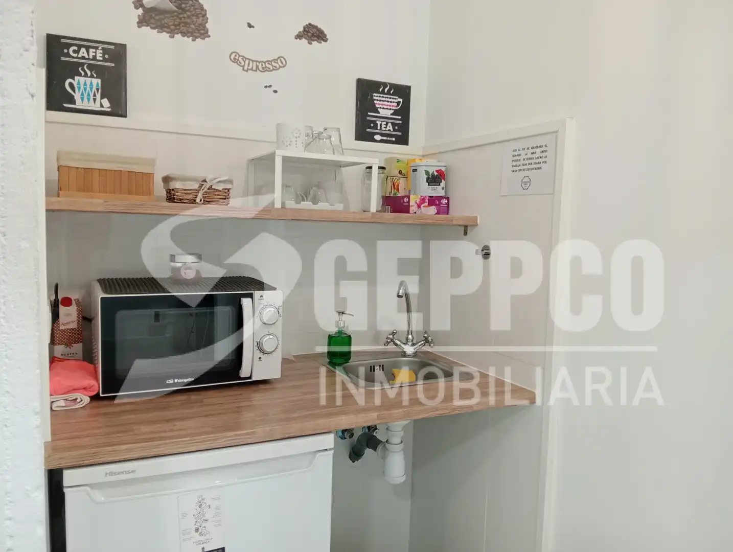 Cuina de Oficina de lloguer en Madrid amb Internet