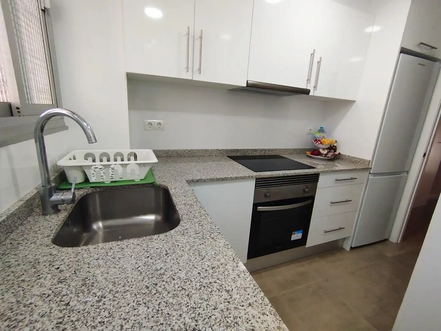 Küche von Wohnung zur Miete in La Pobla de Farnals mit Terrasse, Schwimmbad und Möbliert