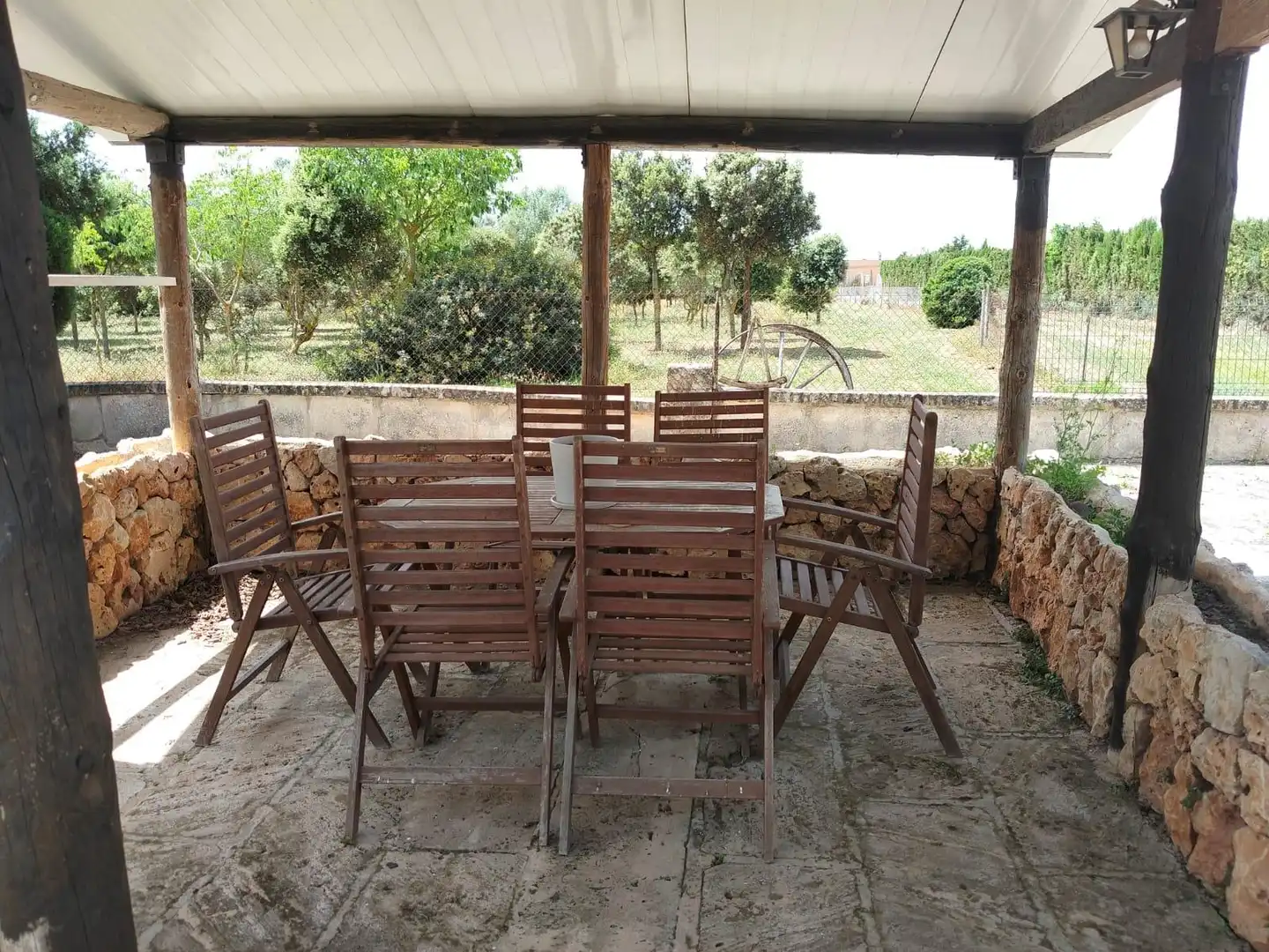 Terrasse von Haus oder Chalet zur Miete in Sencelles mit Privatgarten, Terrasse und Abstellraum