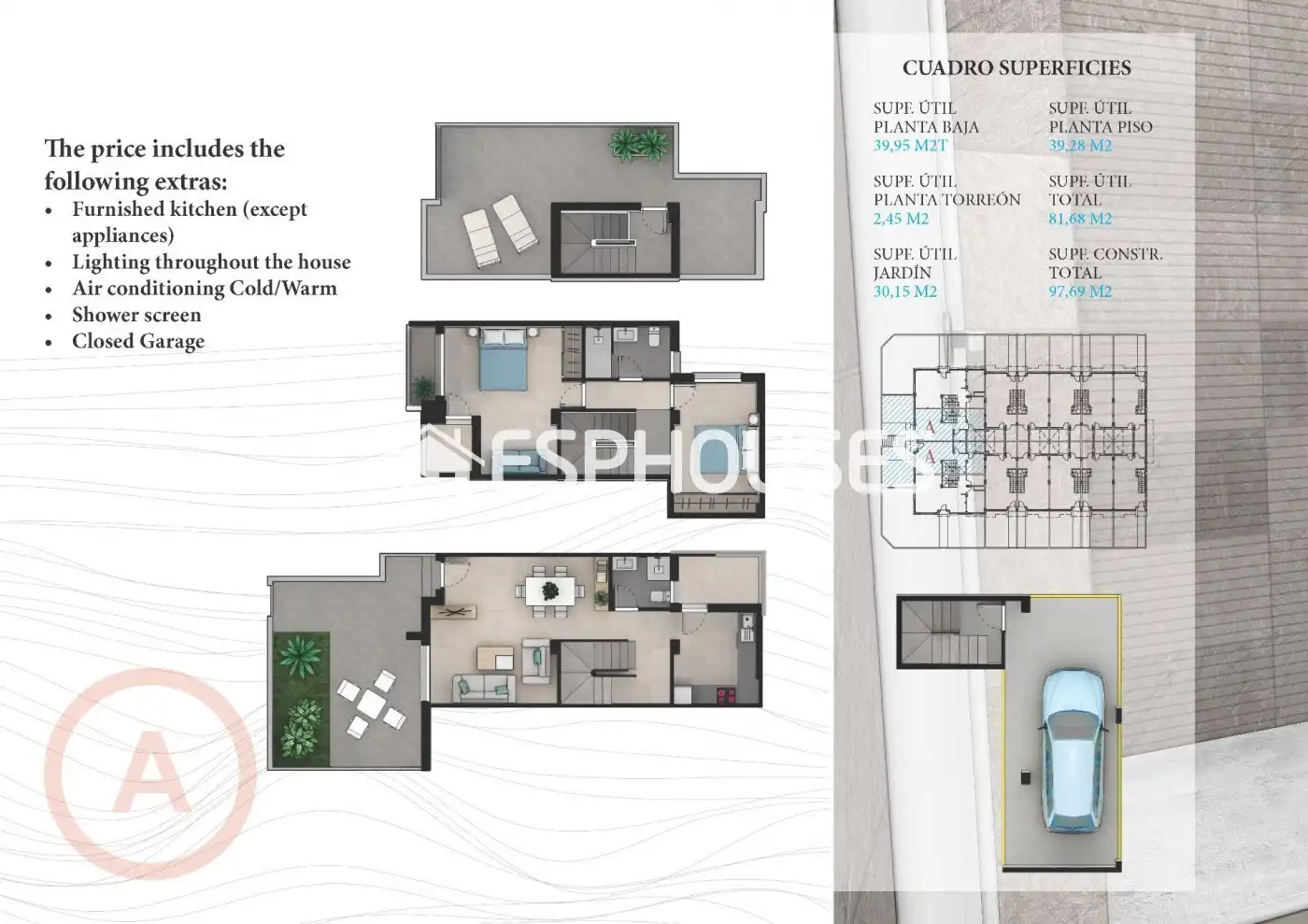 Casa o chalet en venta en La Manga del Mar Menor con Terraza, Balcón y Piscina comunitaria
