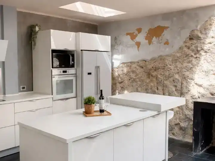 Küche von Haus oder Chalet zur Miete in Arico mit Klimaanlage, Privatgarten und Abstellraum