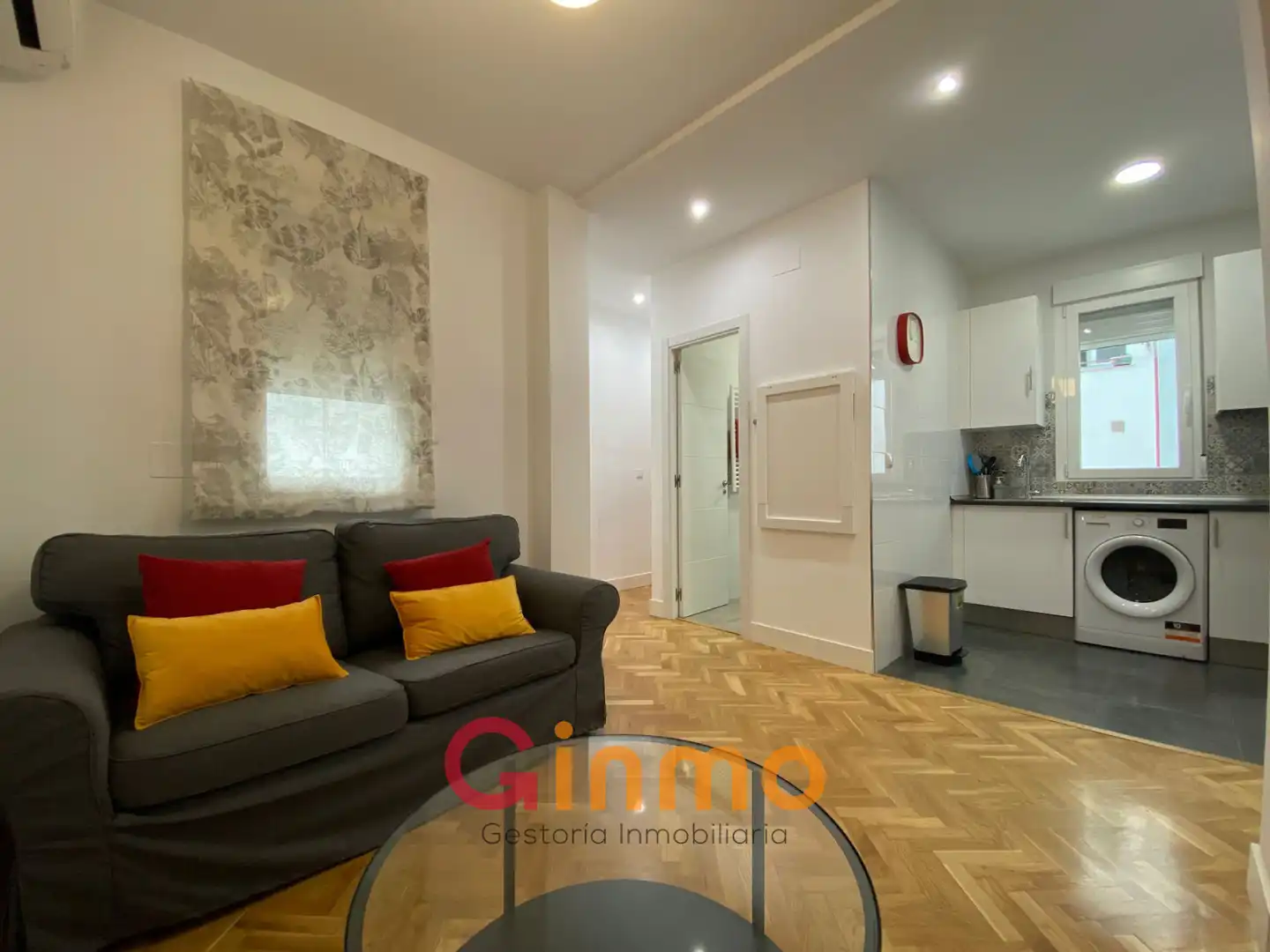 Schlafzimmer von Wohnung zur Miete in Madrid mit Klimaanlage, Möbliert und Ofen