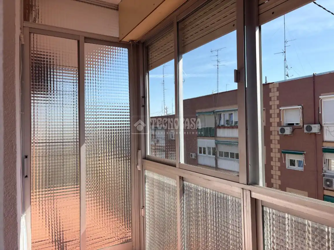 Terraza de Piso de alquiler en Madrid