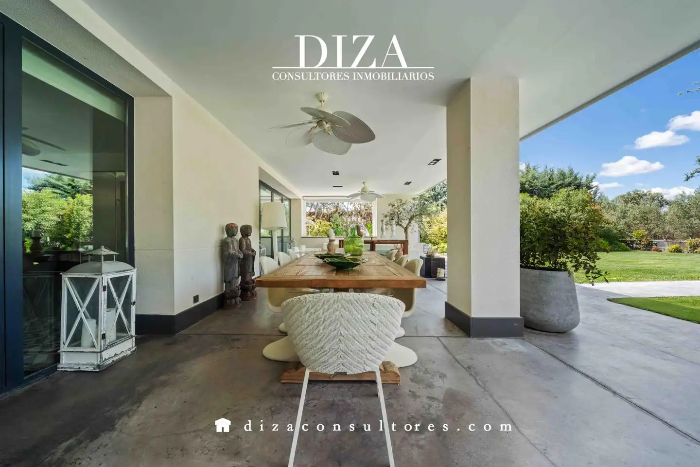 Terraza de Casa o chalet en venta en Boadilla del Monte con Aire acondicionado, Calefacción y Jardín privado