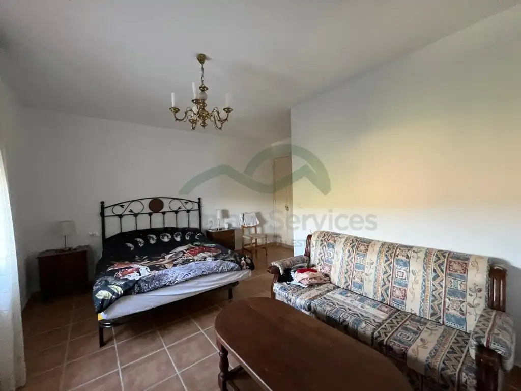 Sala d'estar de Finca rústica de lloguer en Ronda