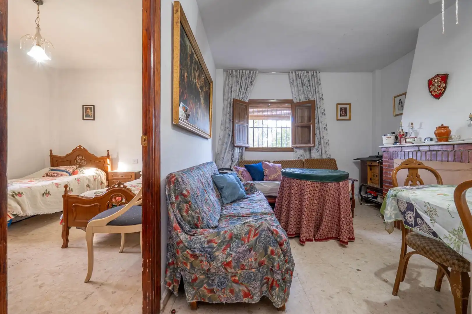 Wohnzimmer von Country house zum Verkauf in Las Gabias mit Privatgarten, Terrasse und Abstellraum