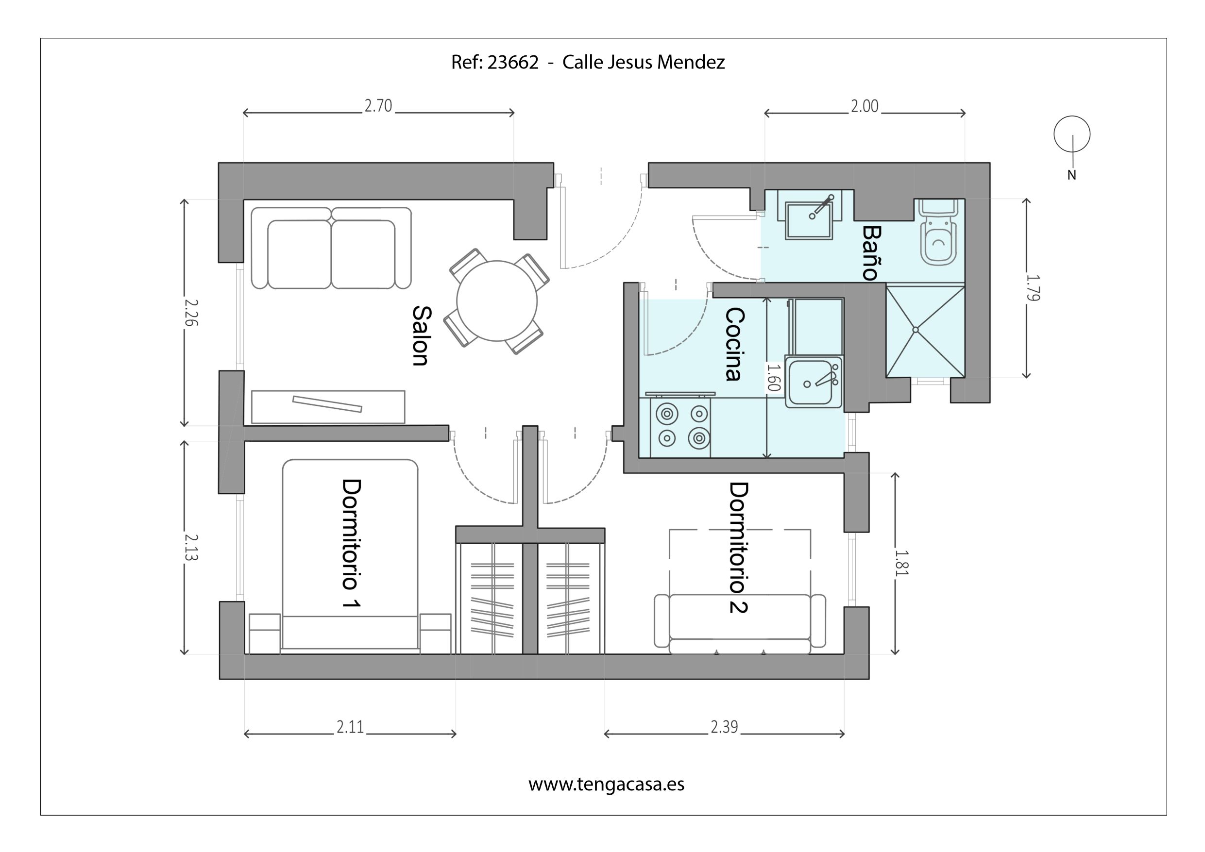 Pis de lloguer a Calle de Jesús Méndez, Guindalera