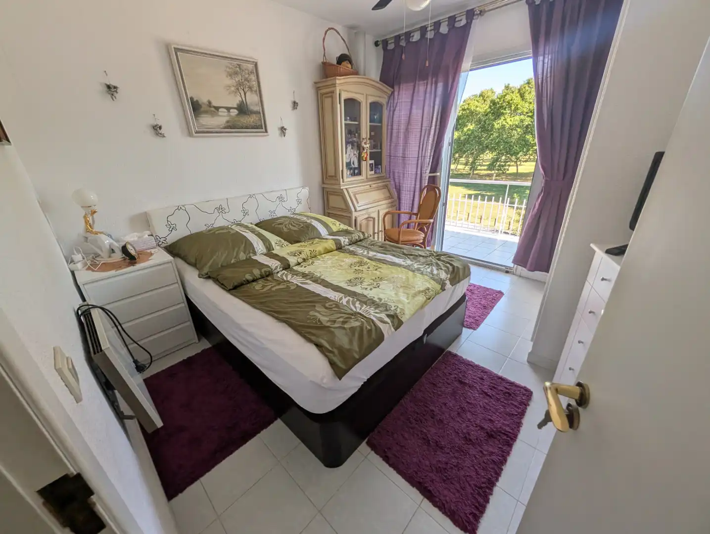 Schlafzimmer von Wohnungen zum Verkauf in Roses mit Klimaanlage, Terrasse und Möbliert