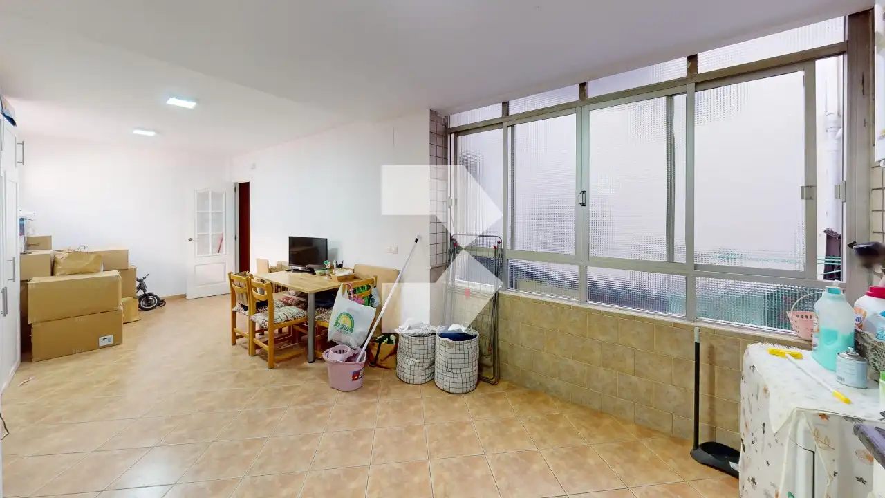 Living room of Flat for sale in Alicante / Alacant  with Air Conditioner, Parquet flooring and Terrace
