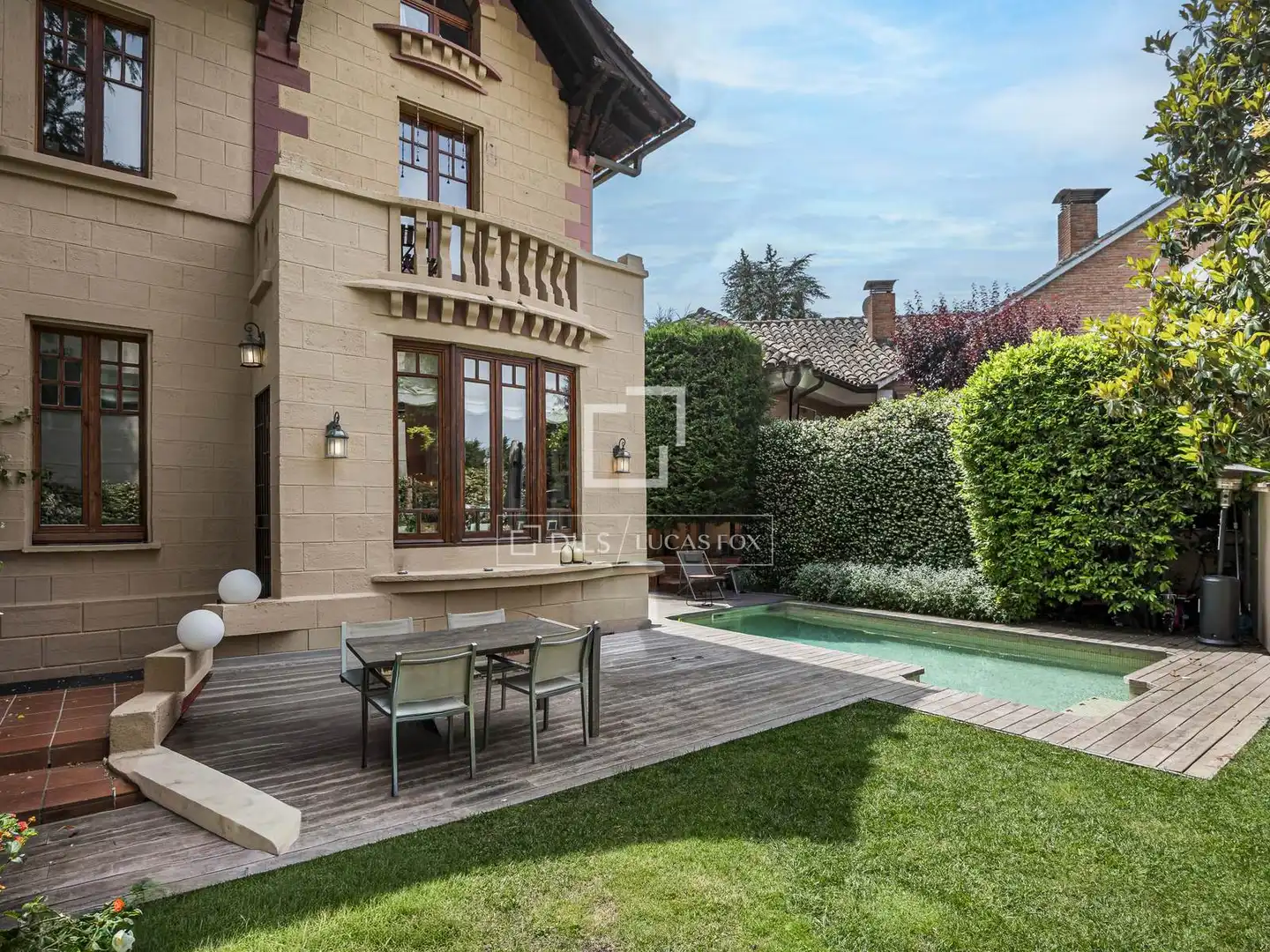 Terrassa de Casa o xalet en venda en Sant Cugat del Vallès amb Aire condicionat, Calefacció i Piscina