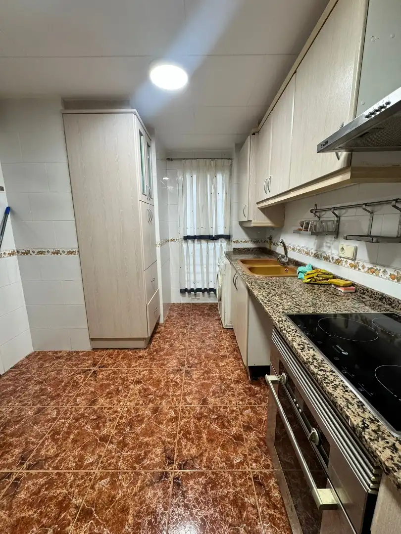 Cocina de Piso de alquiler en Valencia con Aire acondicionado, Calefacción y Parquet