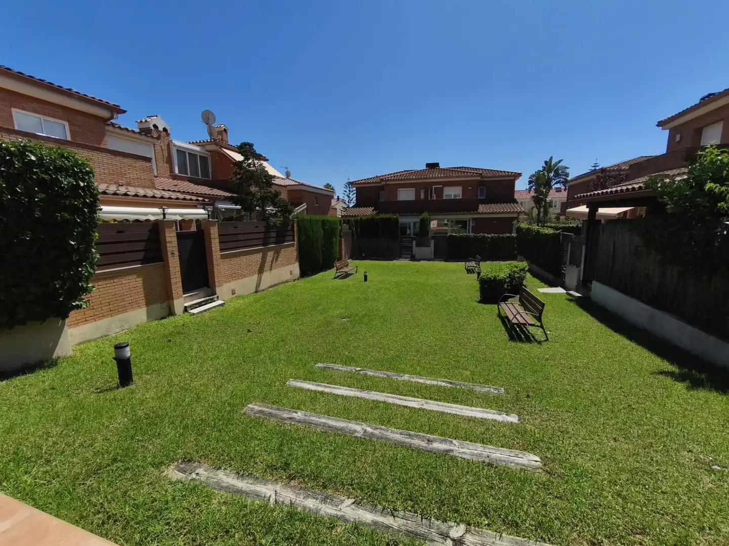 Garden of Houses for sale in Cambrils  with Heating, Private garden and Parquet flooring