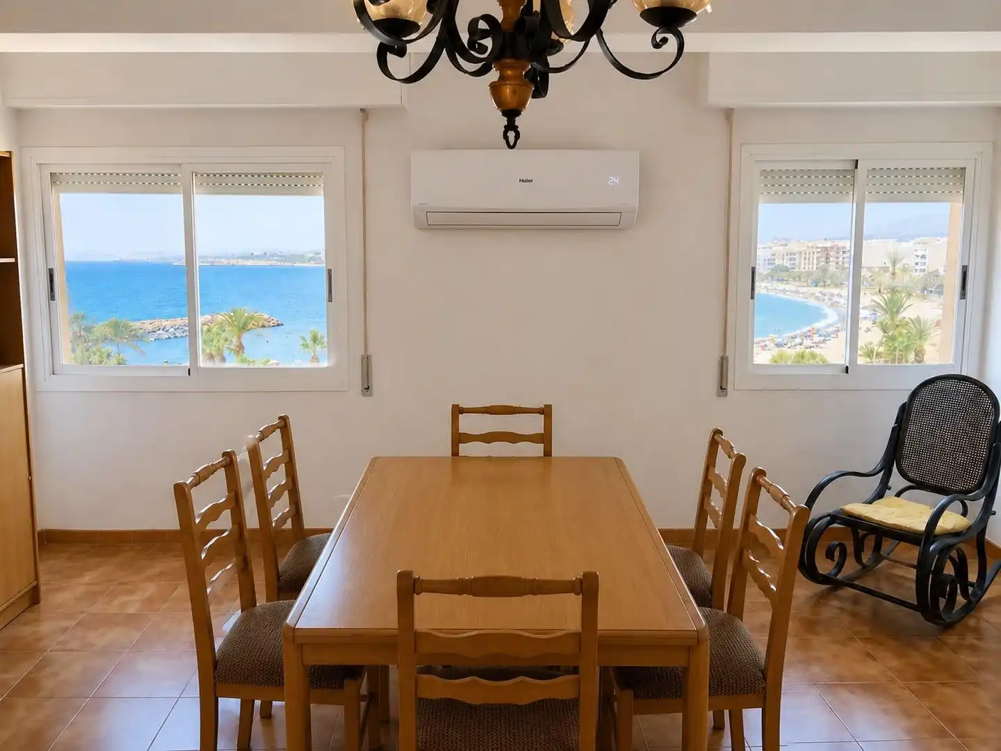 Dining room of Flat for sale in Águilas  with Furnished and Balcony