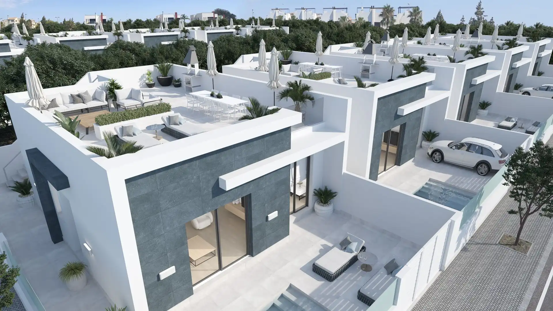 Exterior view of Houses for sale in Torre-Pacheco  with Swimming Pool