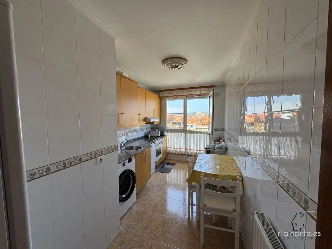 Kitchen of Flat for sale in Ribadesella  with Heating, Terrace and Furnished