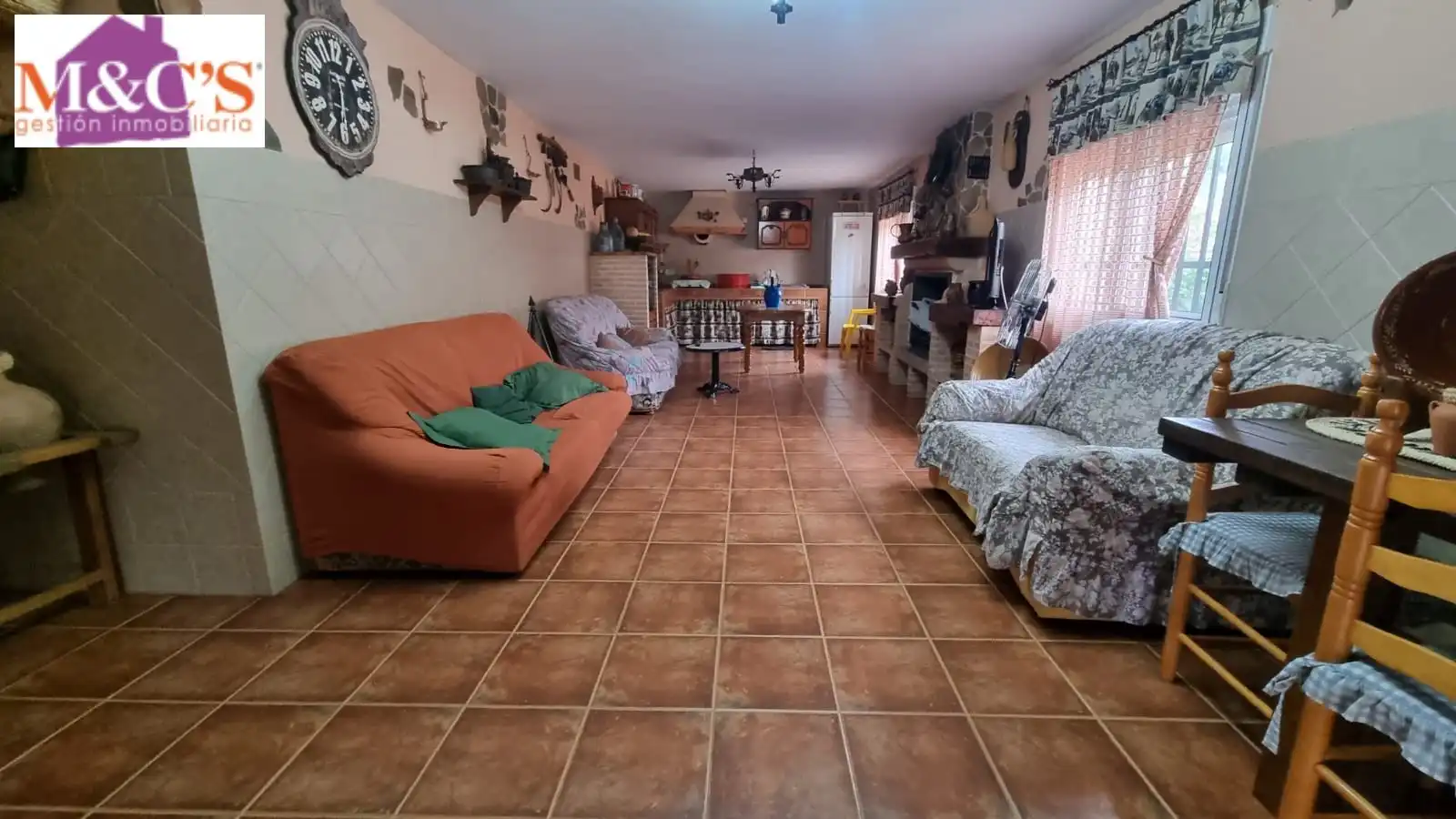 Living room of Houses for sale in Hinojosas de Calatrava  with Air Conditioner, Heating and Private garden