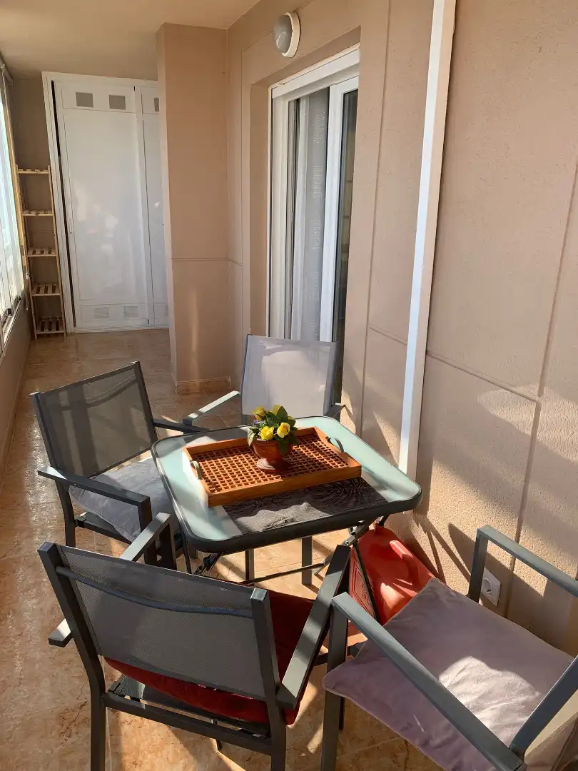 Terrasse von Wohnungen zum Verkauf in Calpe / Calp mit Klimaanlage, Heizung und Terrasse