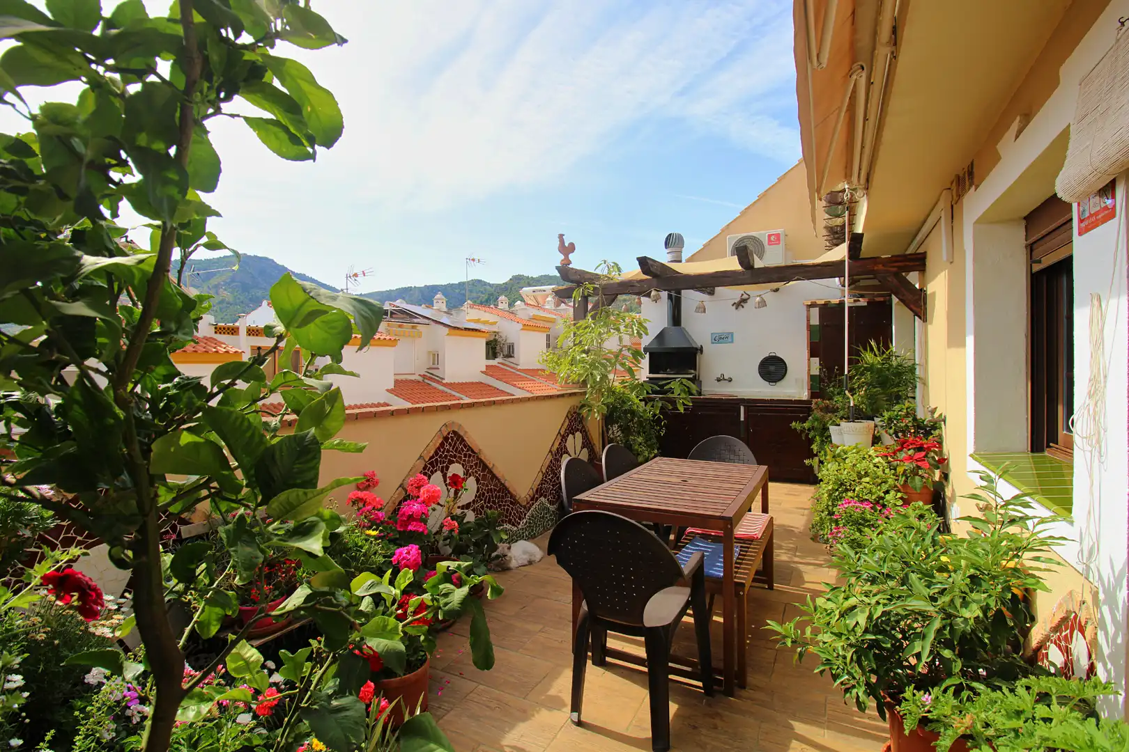 Terraza de Ático de alquiler en Alhaurín de la Torre con Aire acondicionado, Terraza y Amueblado