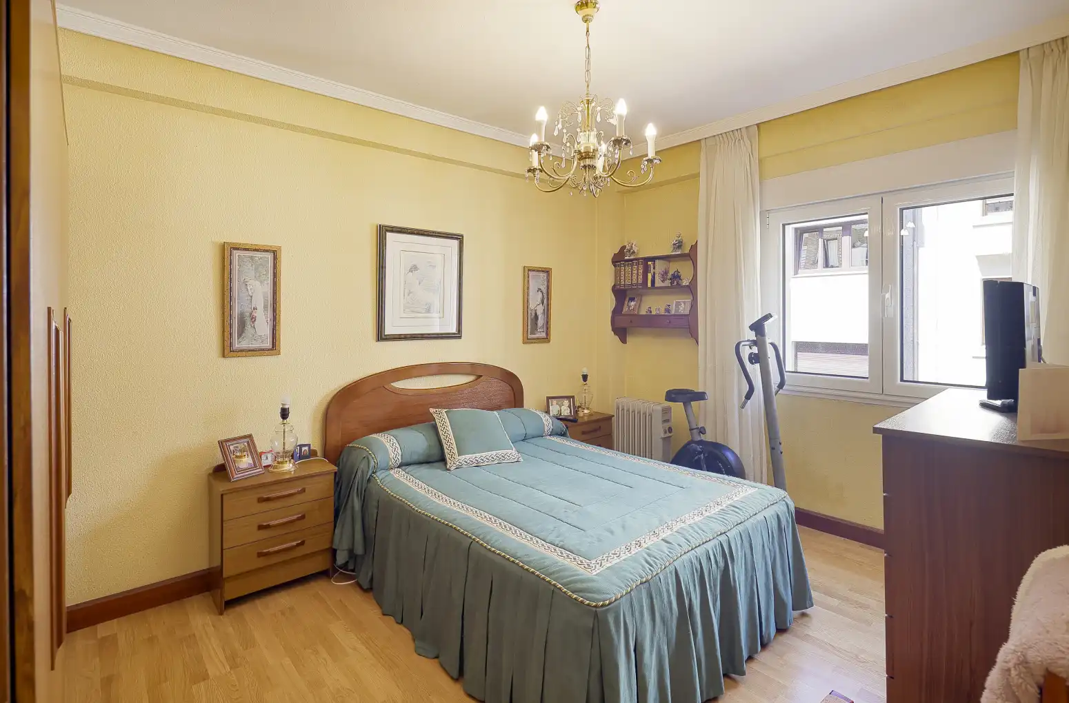 Schlafzimmer von Wohnung zum Verkauf in Gijón  mit Heizung und Möbliert