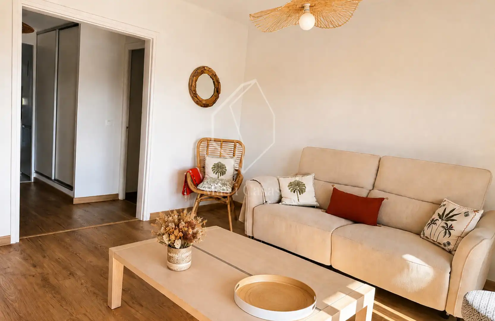 Sala de estar de Apartamento en venta en L'Escala con Aire acondicionado, Calefacción y Terraza