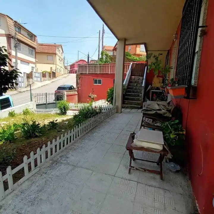 Terraza de Casa o chalet en venta en Vigo  con Calefacción, Jardín privado y Terraza