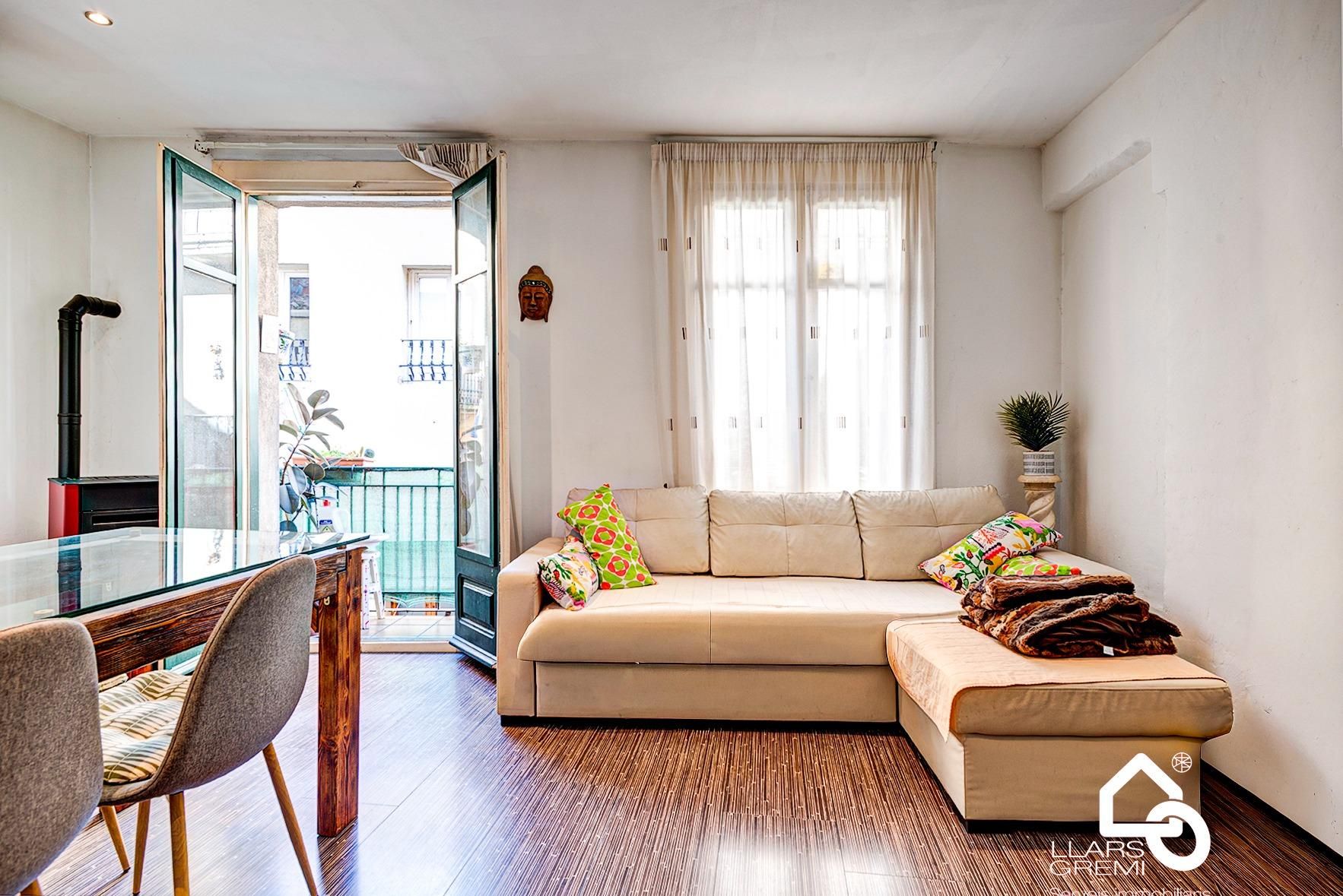 Sala d'estar de Pis en venda en Igualada amb Calefacció