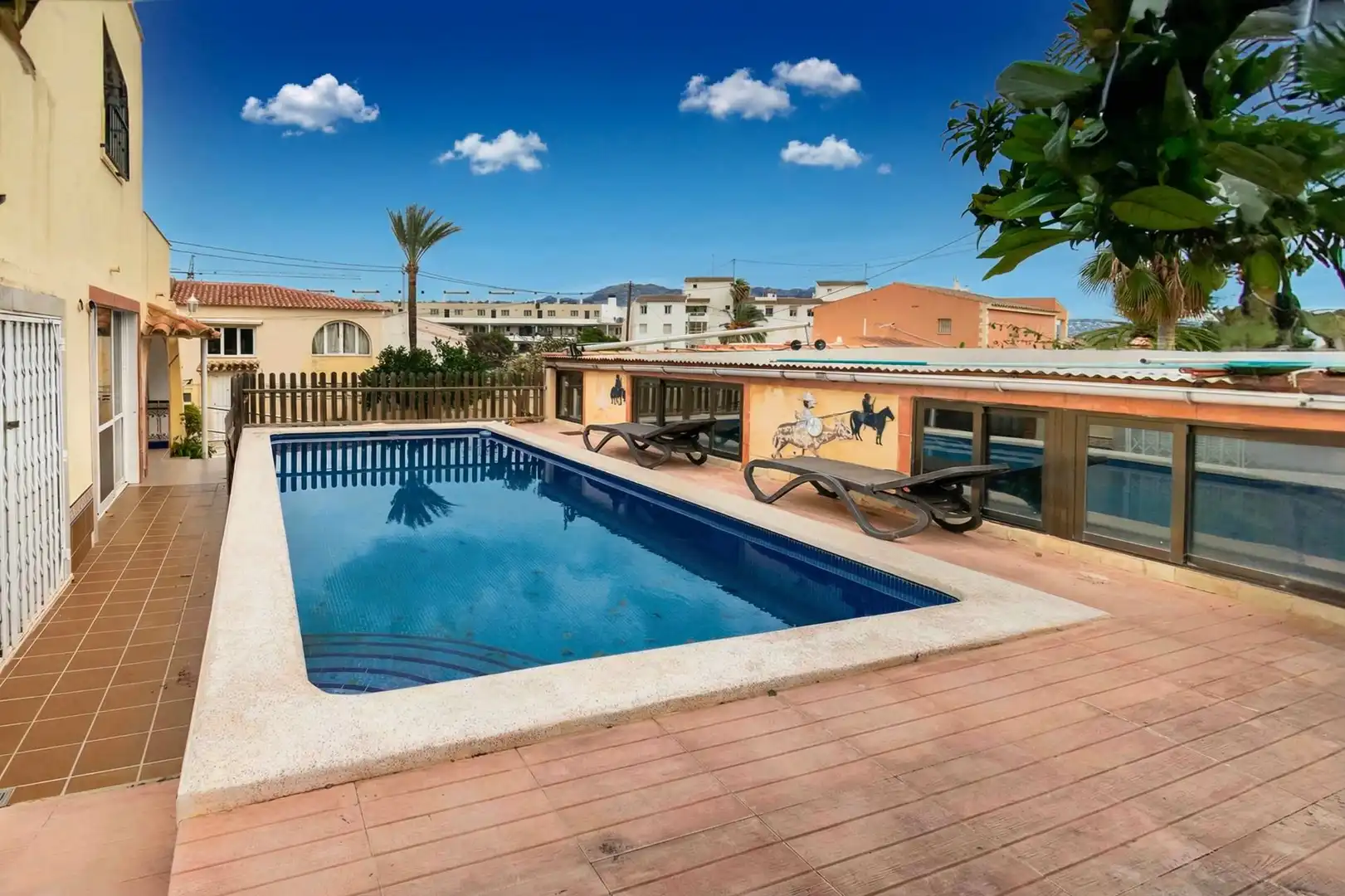 Bungalow con piscina en venta en L'Albir