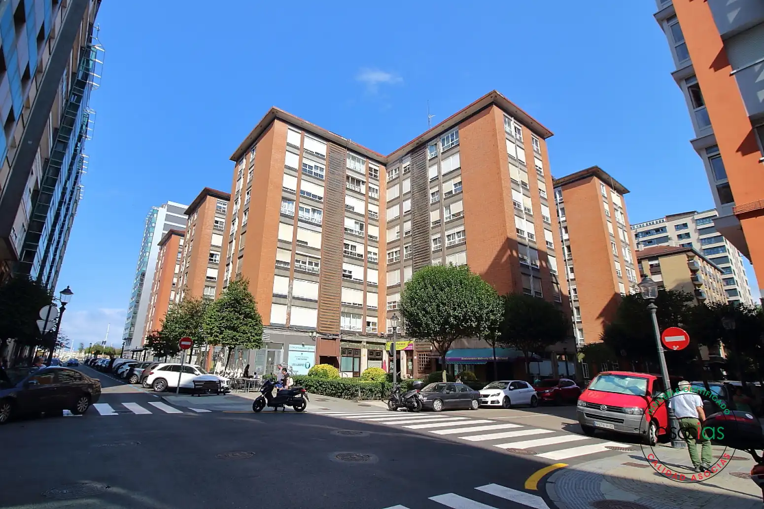 Exterior view of Flat for sale in Gijón   with Heating, Parquet flooring and Storage room
