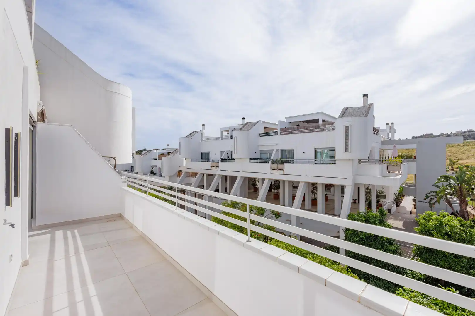 Terraza de Ático en venta en Mijas con Aire acondicionado, Calefacción y Jardín privado