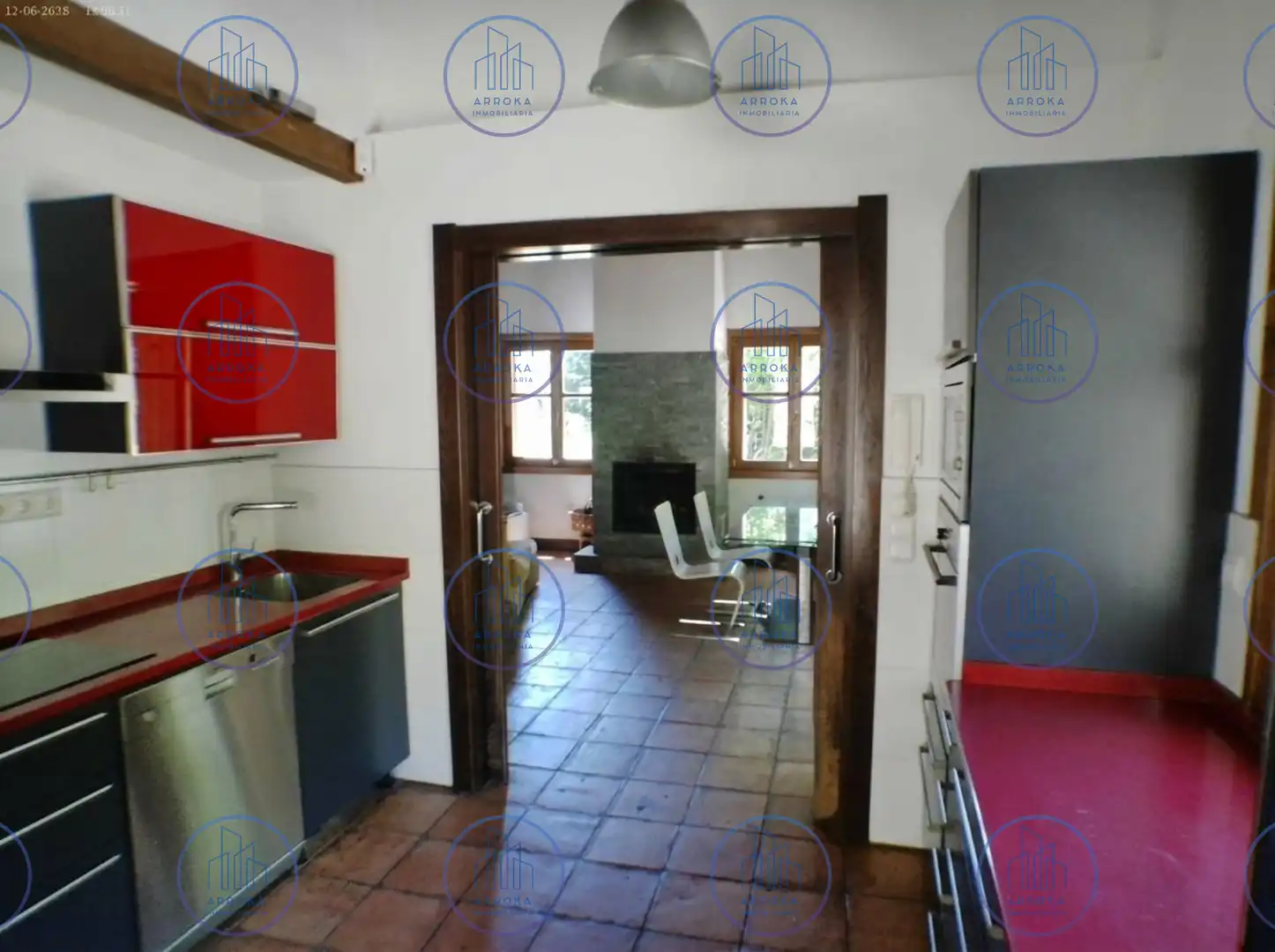 Küche von Country house zum Verkauf in Orio mit Heizung, Privatgarten und Terrasse