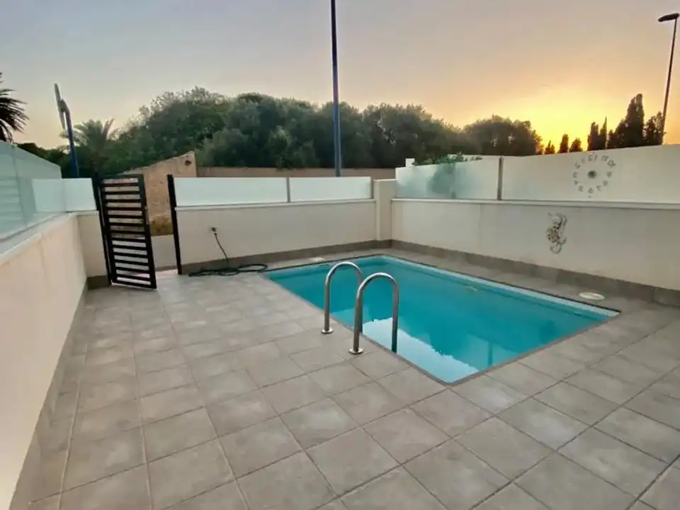Swimming pool of Houses for sale in San Javier  with Air Conditioner, Heating and Terrace