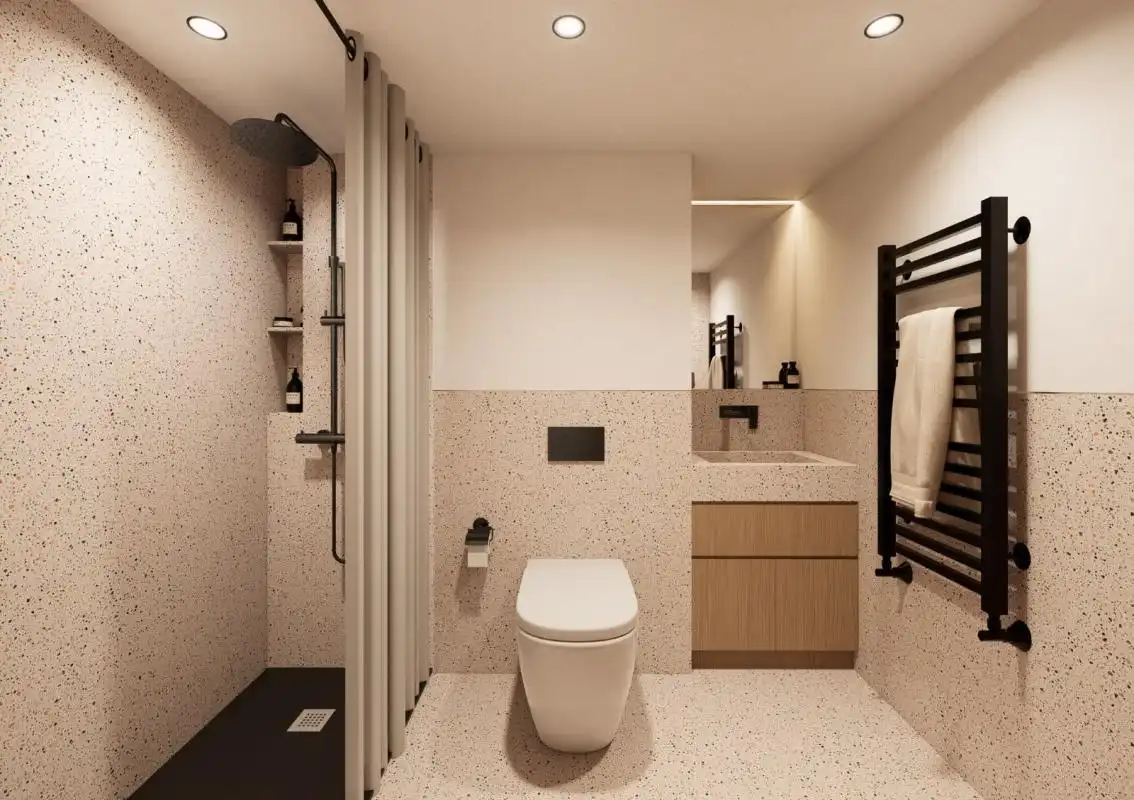 Baño de Ático en venta en Madrid con Aire acondicionado, Calefacción y Jardín privado