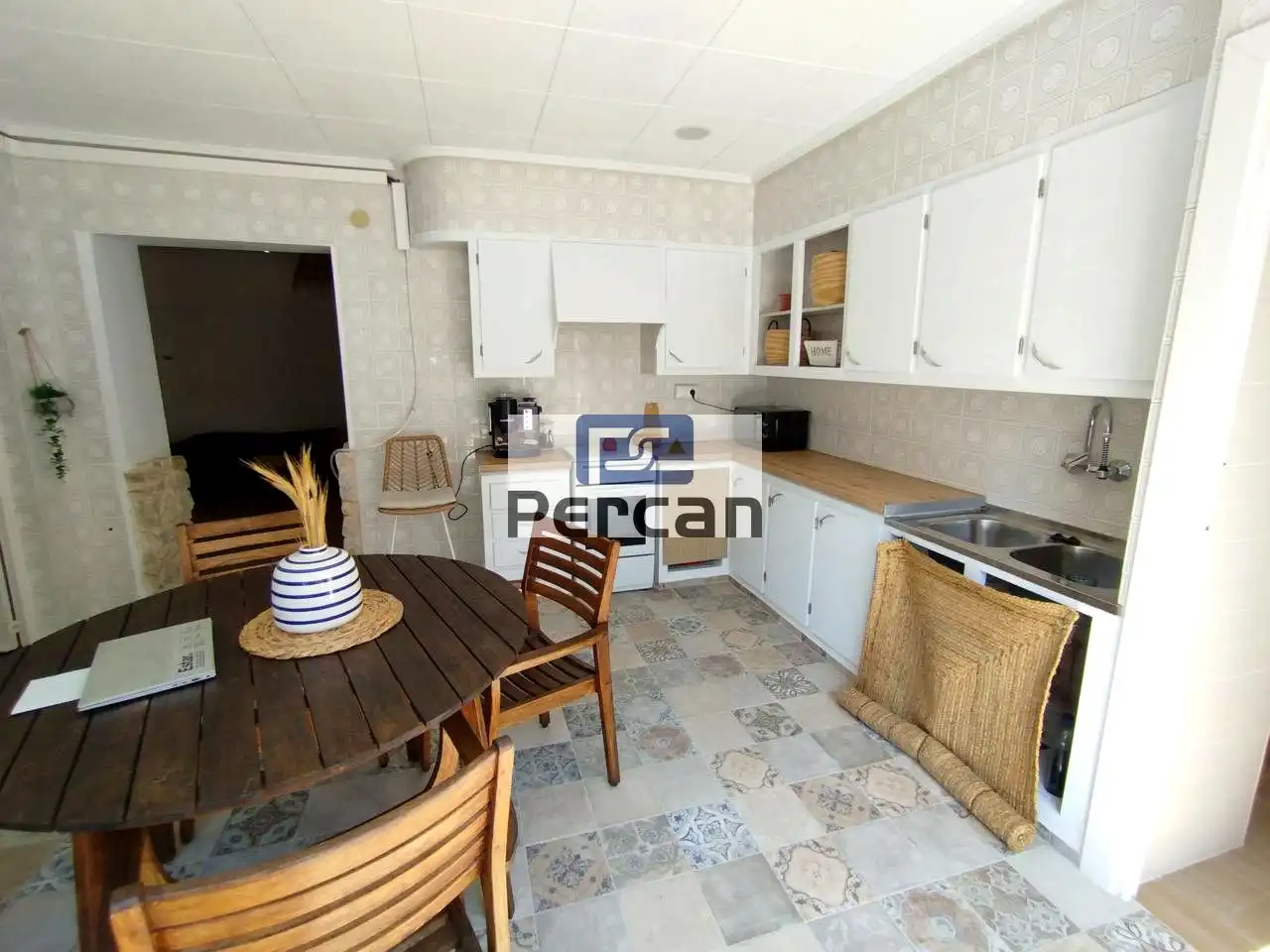 Kitchen of Houses for sale in El Campello  with Air Conditioner, Private garden and Terrace