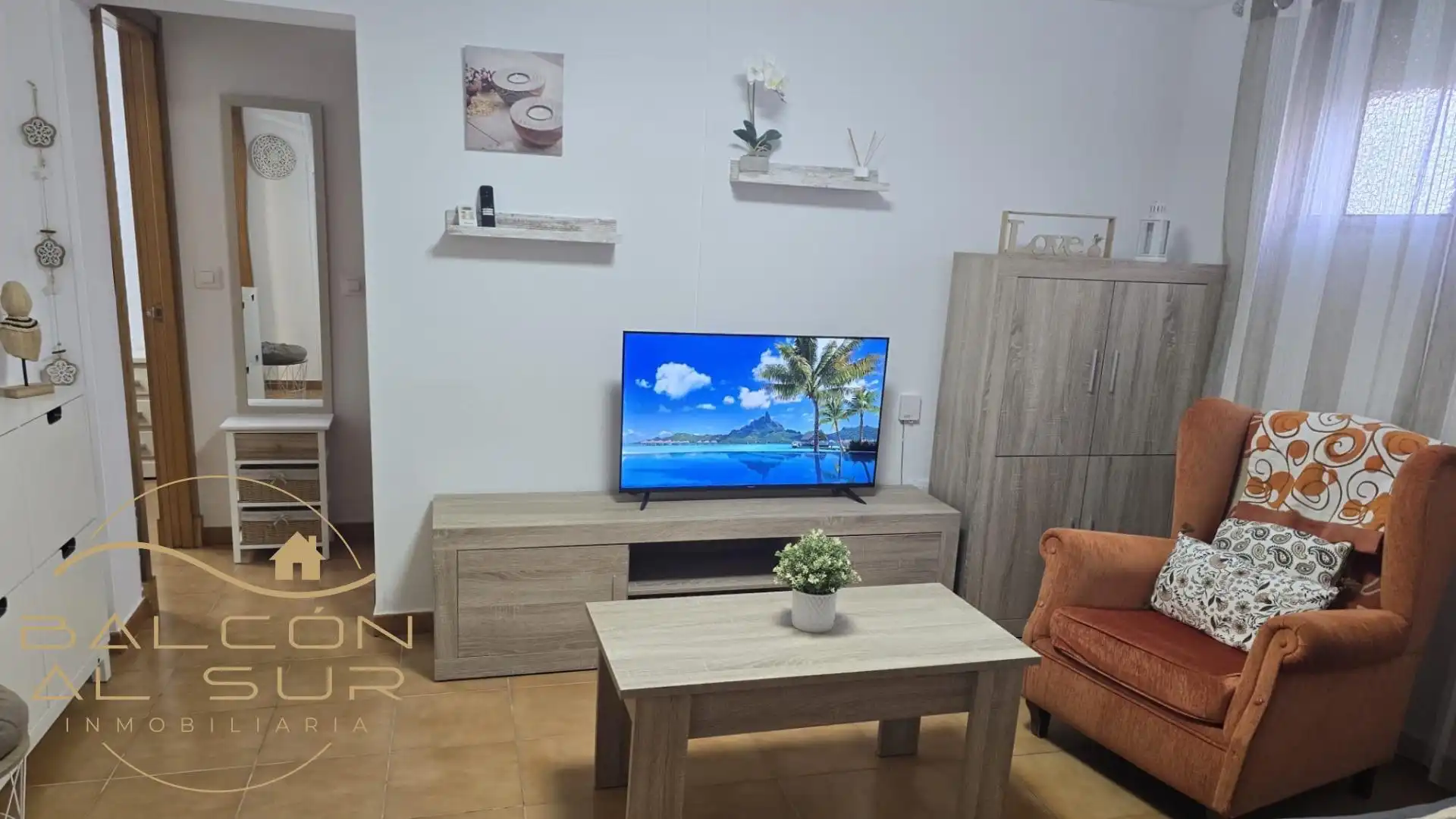 Sala d'estar de Pis en venda en Rota amb Aire condicionat