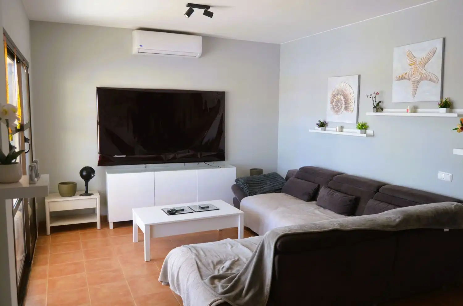 Sala de estar de Casa o chalet en venta en Antigua con Aire acondicionado, Terraza y Trastero