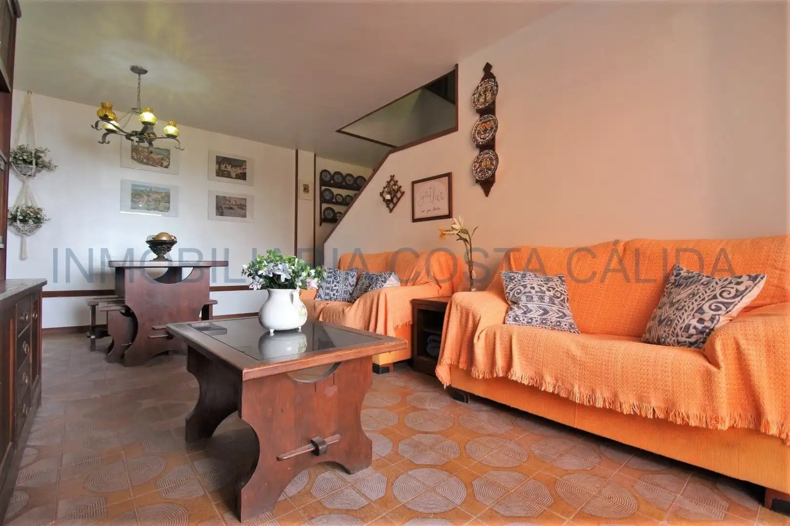 Living room of Flat for sale in Águilas  with Terrace and Furnished