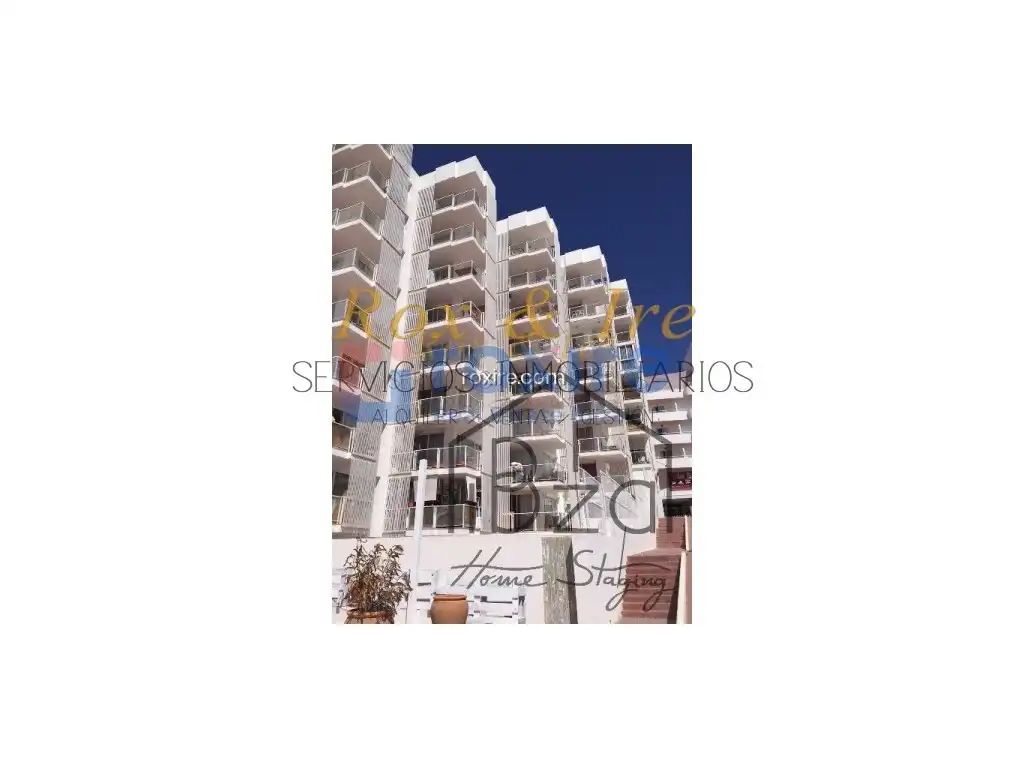 Vista exterior de Estudio de alquiler en Sant Antoni de Portmany con Aire acondicionado, Terraza y Horno
