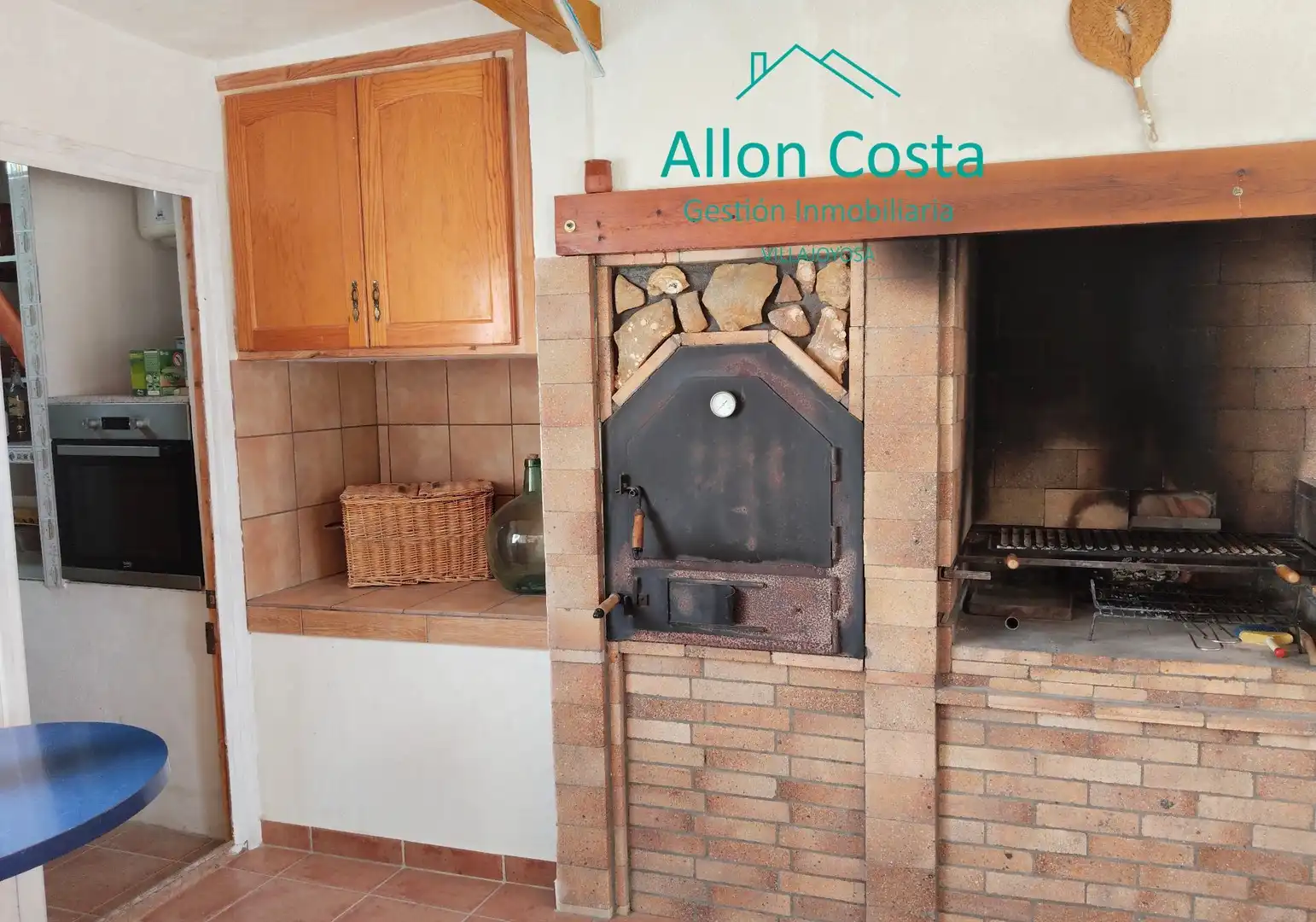 Cocina de Finca rústica en venta en Orxeta con Jardín privado, Terraza y Trastero