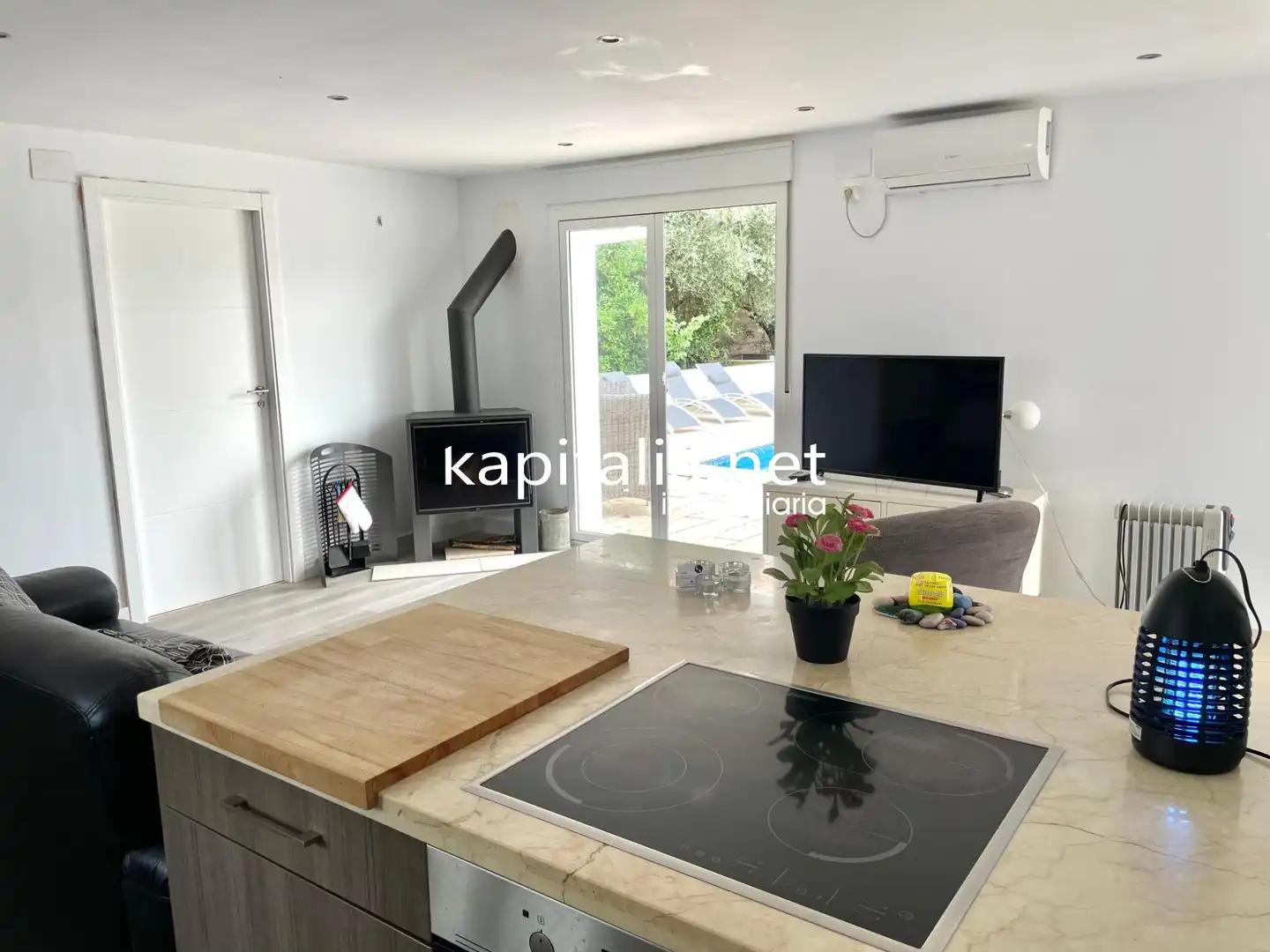 Cocina de Casa o chalet en venta en Ontinyent con Aire acondicionado, Jardín privado y Terraza