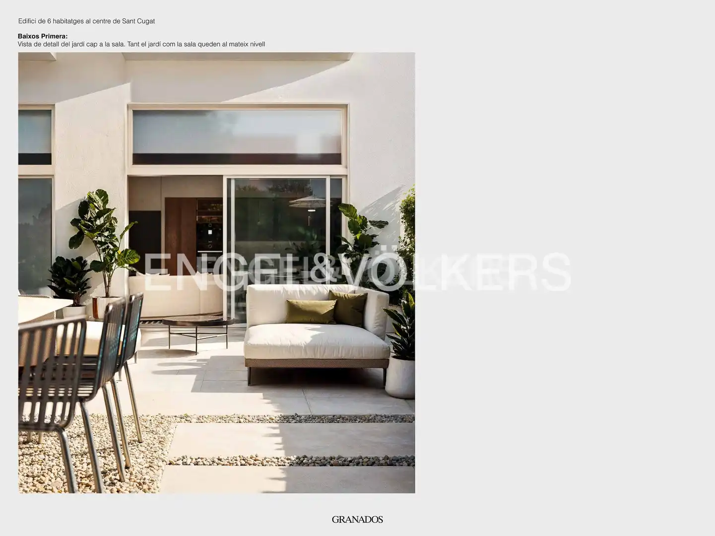 Terraza de Apartamento en venta en Sant Cugat del Vallès con Aire acondicionado, Calefacción y Jardín privado